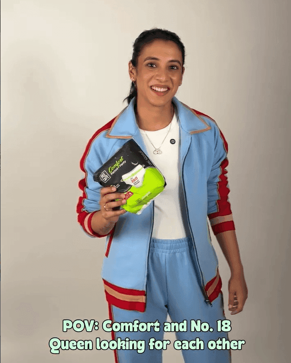 PeeSafe x Smriti Mandhana